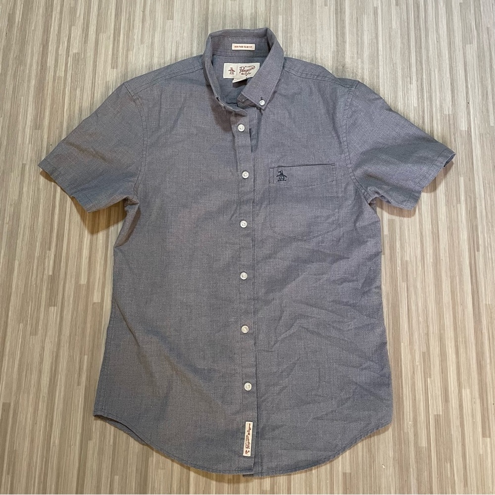 Penguin men’s button down shirt